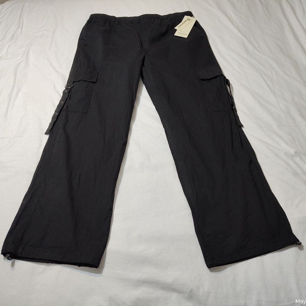 No Boundaries Y2K Style Parachute Pants